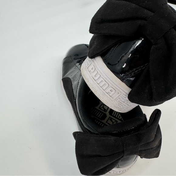 Puma Basket Bow Women’s Black 8.5 8 1/2 Sneakers - Picture 7 of 8